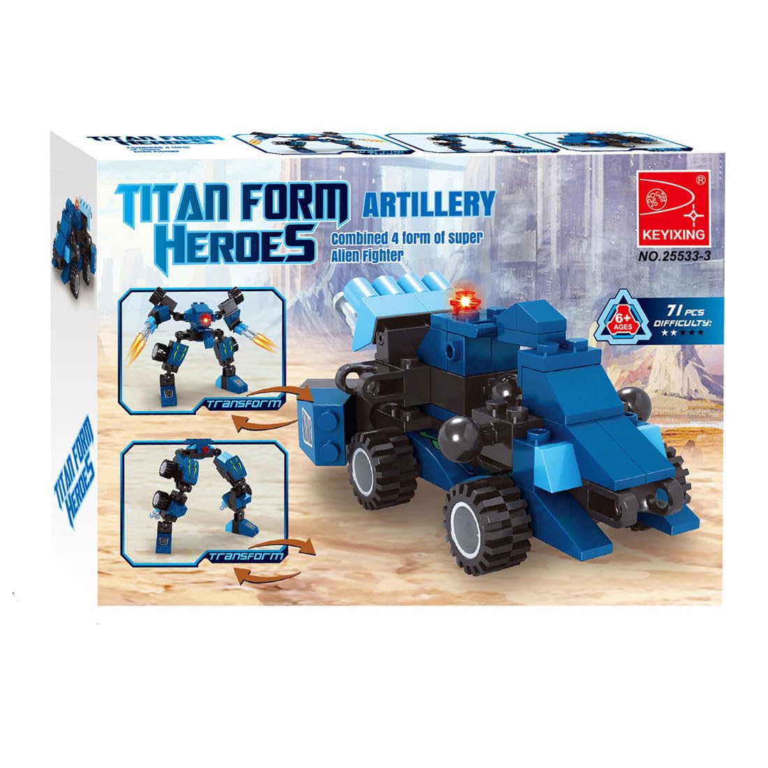 Construction set Titan Transform Blue