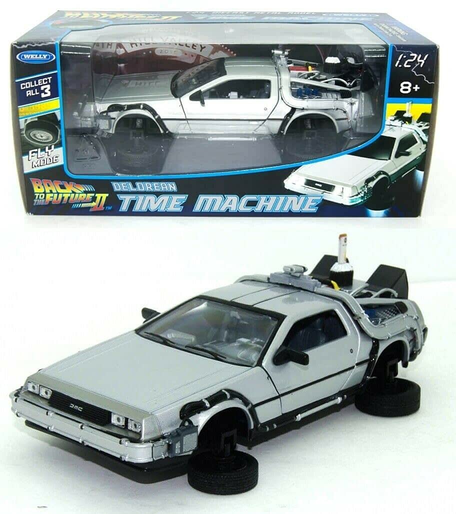 Replica della targa in metallo dell'auto Delorean TIME MACHINE come si vede nel famoso film (59