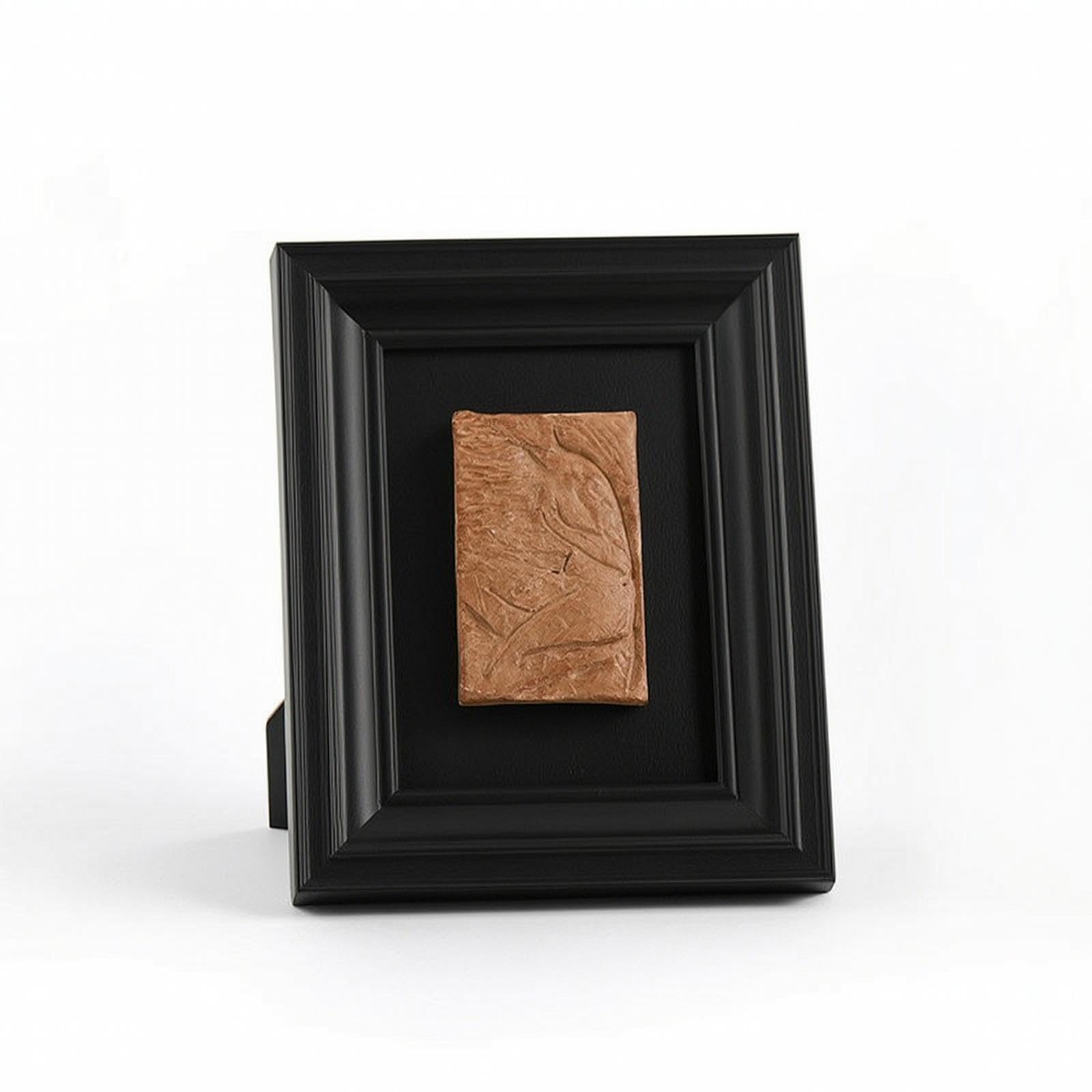 SNAPPSY Decorative Framed Art with Stand Textured Framed Relief Panel Raised Tabletop Art Piece for Shelf, Bedside Table, Living Room-image-2
