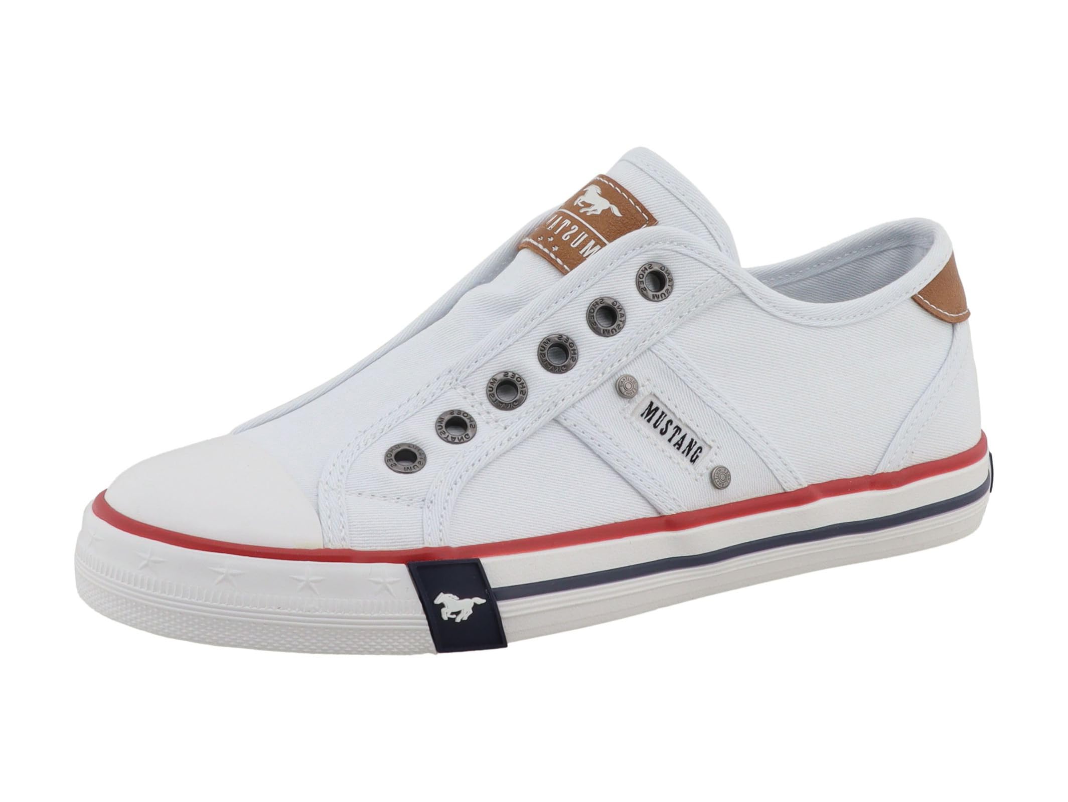 MUSTANG Damen Low-Top Sneaker, Frauen Halbschuhe