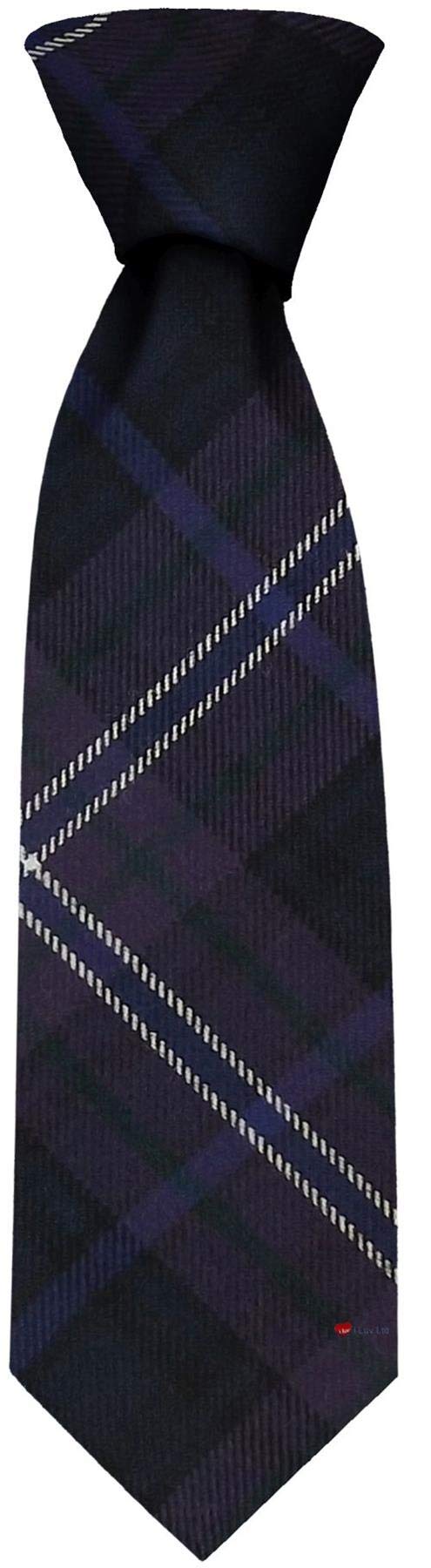 I Luv Ltd Men's Scotland Forever Modern Gents Neck Tie Tartan Lightweight Scottish Clan Tie
