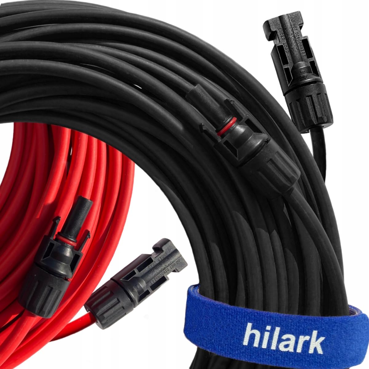Hilark Cable Tech SOLARKABEL-Set Photovoltaik MC4 für Solarmodule 1x6mm 10m