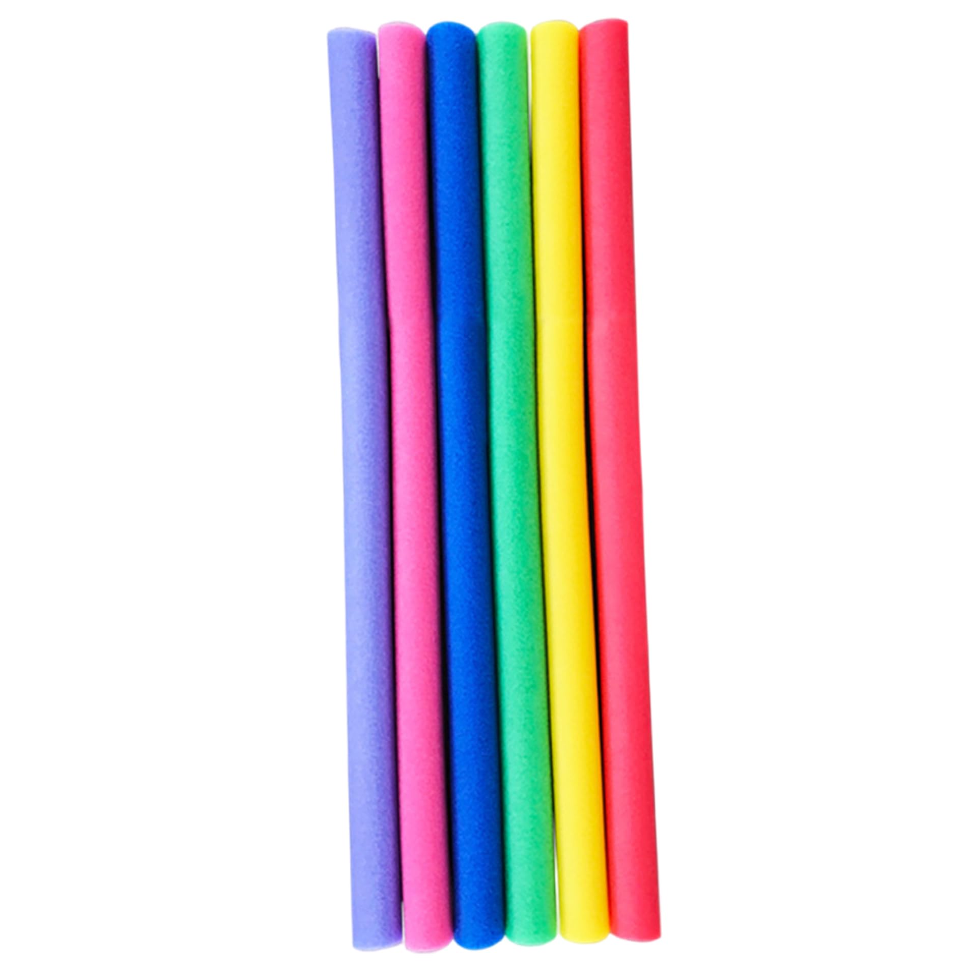 Paquete de 6 Fideos de Espuma para Piscina, Fideos de natación de 59 Pulgadas para Juegos acuáticos y flotadores de Piscina, 6 Colores