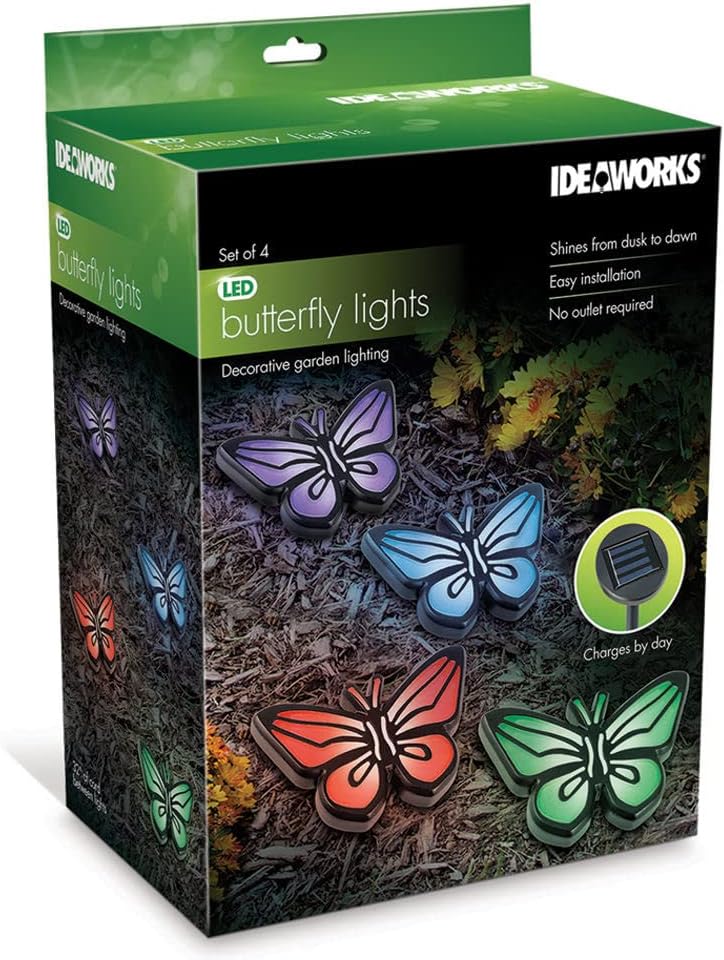 Jobar Solar Butterfly Lights, 1 Count 1 count Amazon.ca Tools & Home