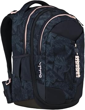 Satch Match Midnight Jungle School Backpack - Blue