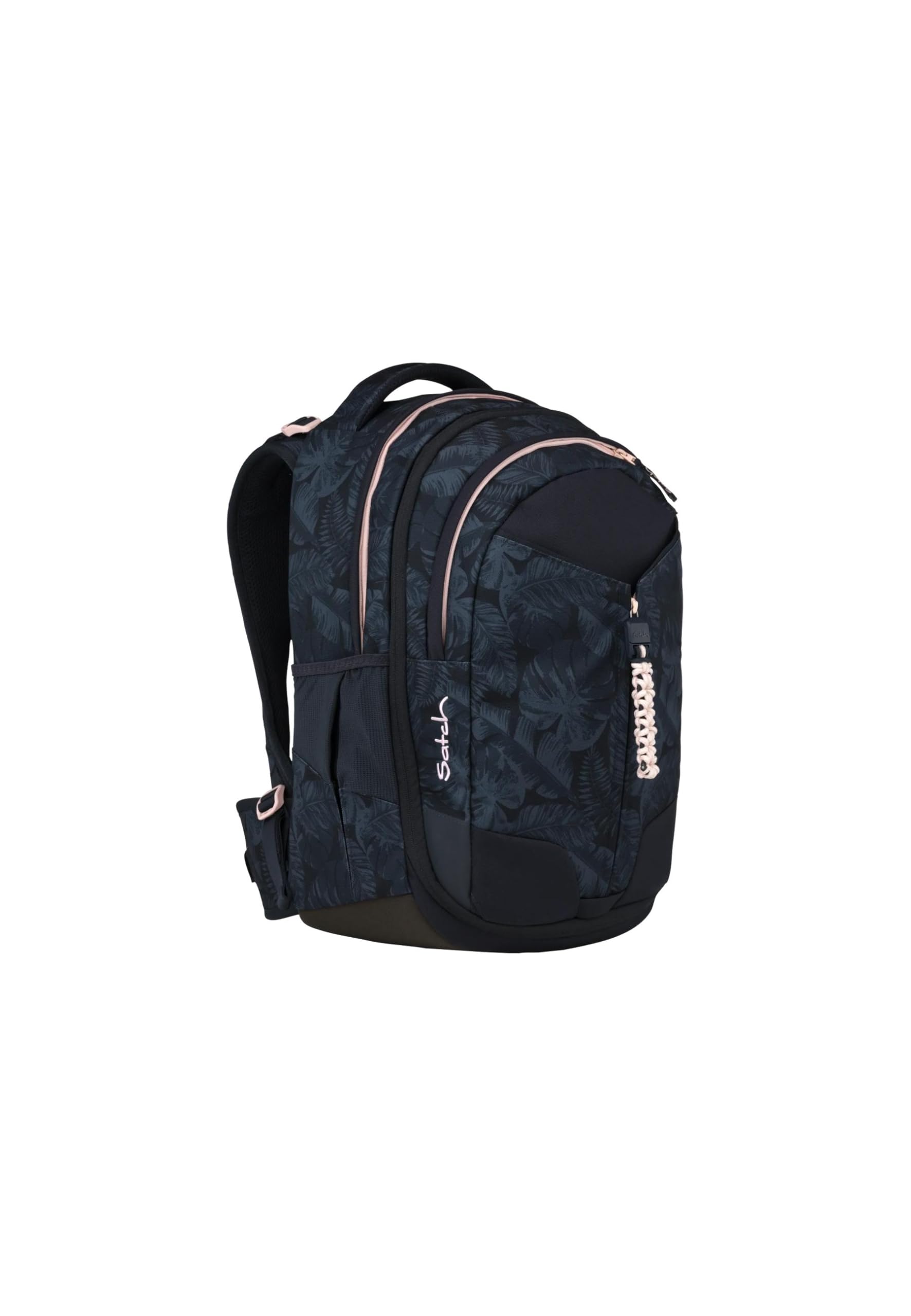 Satch Match ab 5. Klasse, ergonomisch, 35 L Stauraum, standfest, Organisationstalent Midnight Jungle - Blau