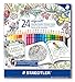 Produktbild Staedtler ergosoft 157 C24JB Buntstifte, Set 24 farben, Exklusive Johanna Basford Edition