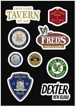 Dexter New Blood Kiss Cut Sticker Sheet