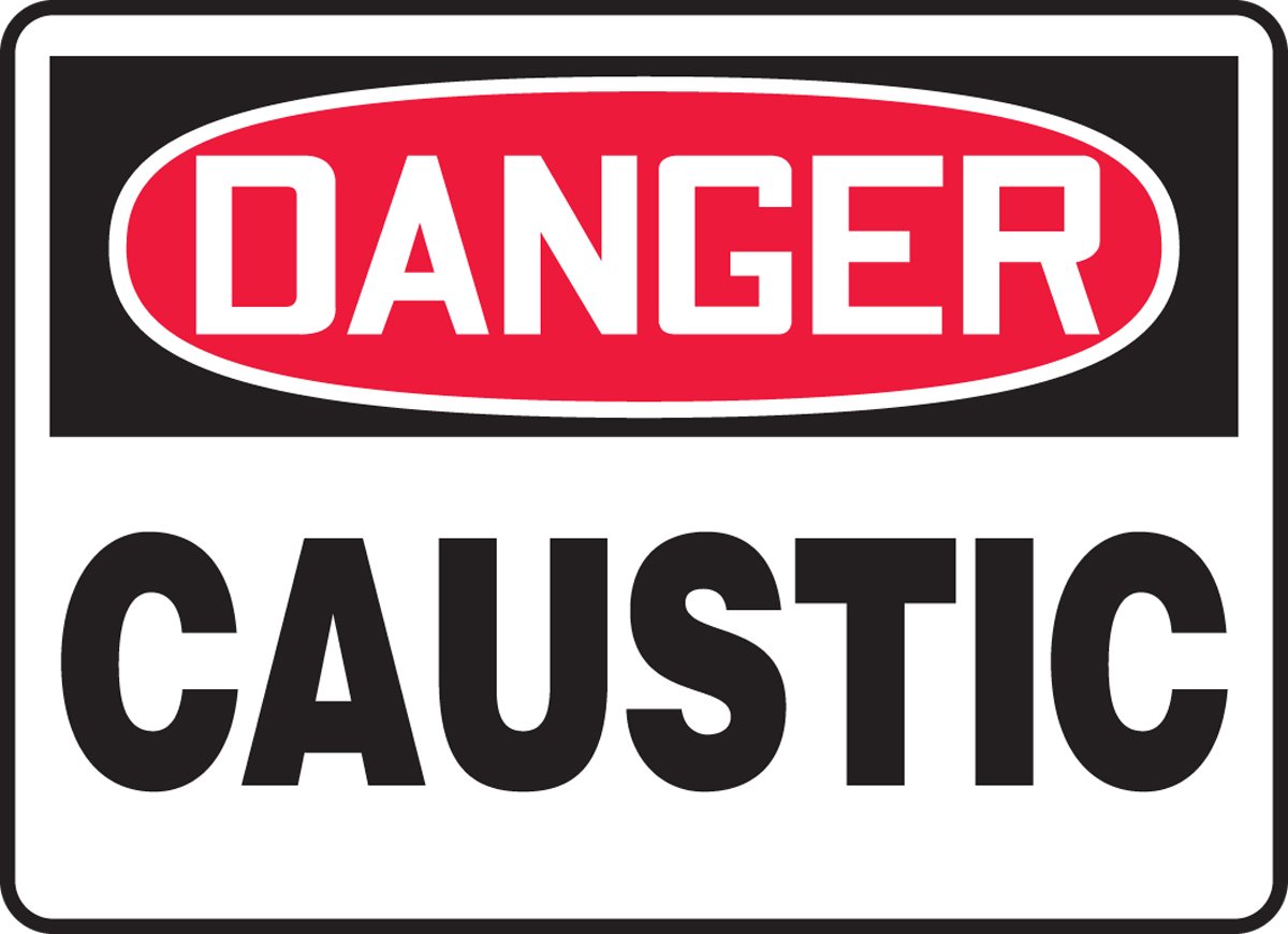 Signalisation danger caustique Accuform pour sécuriser les zones d'acide - 2