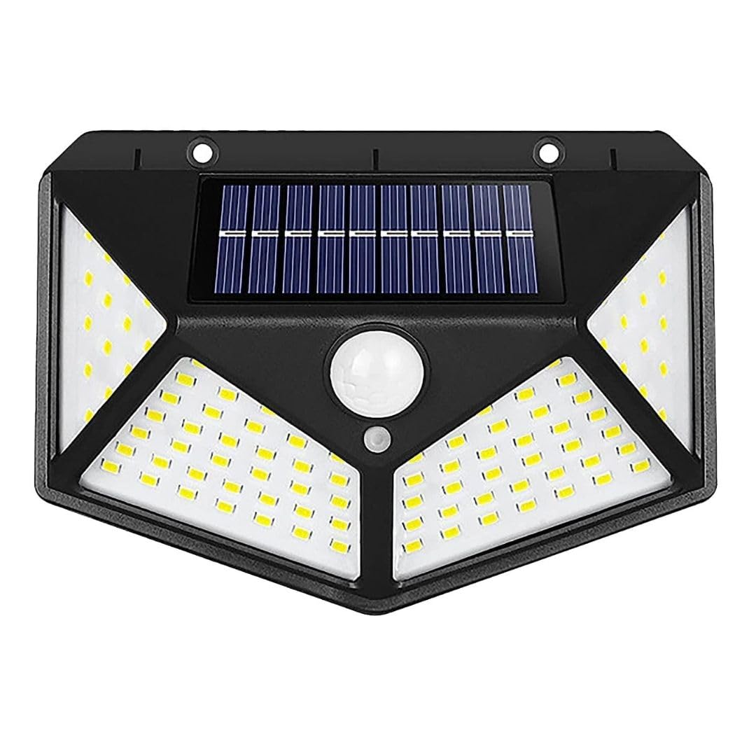 kh Solar Wall Light 100 LED Outdoor Motion Sensor Light, Dusk to Dawn Waterproof Night Lamp for Garden, Porch, Yard, Fence & Home Security-picture-30