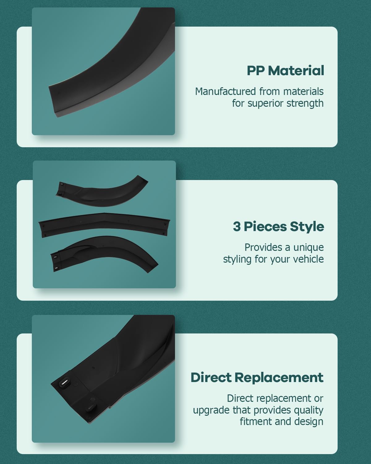 SCITOO Plastic Front Lip Spoiler fits for 2008-2011 for Mercedes-Benz for W204 C-Class Matte Black Front Bumper Lip