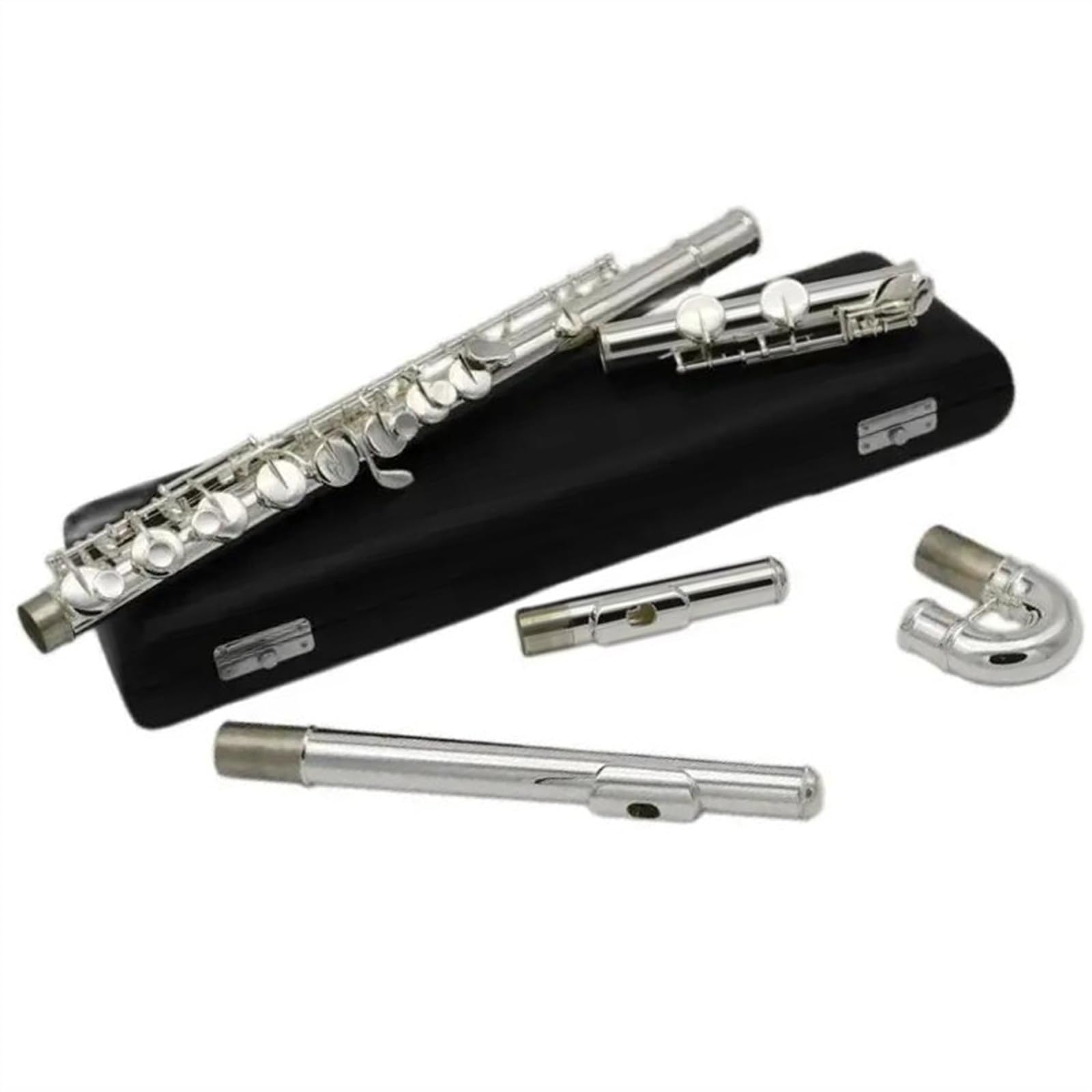Flauta Alto 16 Orificios Cerrados Orificio Desplazado G Cuerpo De Cobre Y Patas C Con Estuche De Transporte Flauta Travesera para Principiantes
