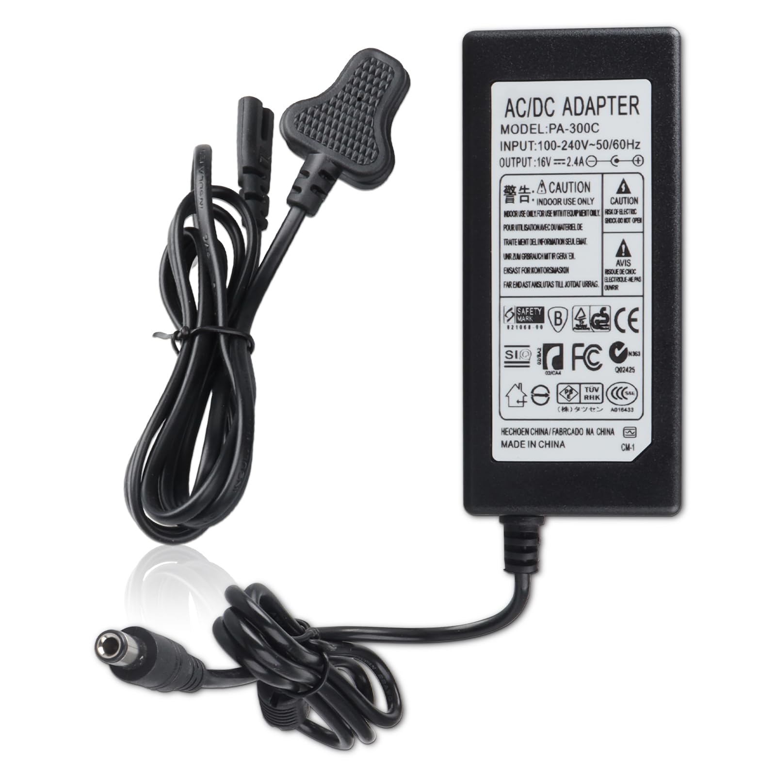 KFD 16V 2.4A 2.5A AC Charger Battery Charger Power Supply for Yamaha Clavier de Piano PA300C P120 PSR PSR-1000 PSR-1100 PSR1500 PSR2100 PSR3000