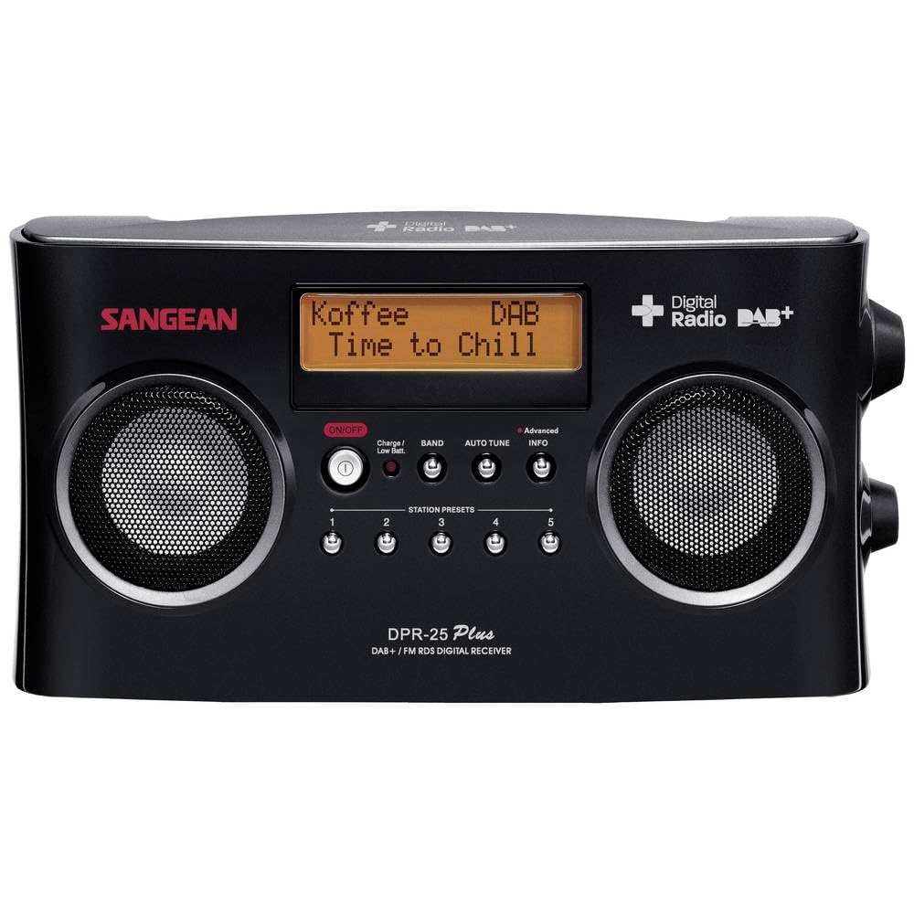 Sangean A500273 Radio DPR-25+ Nero