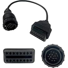 Mercedes Benz ile Uyumlu 14 Pin'den 16 Pin'e  evirici OBDII Tan  Kablosu Adapt r