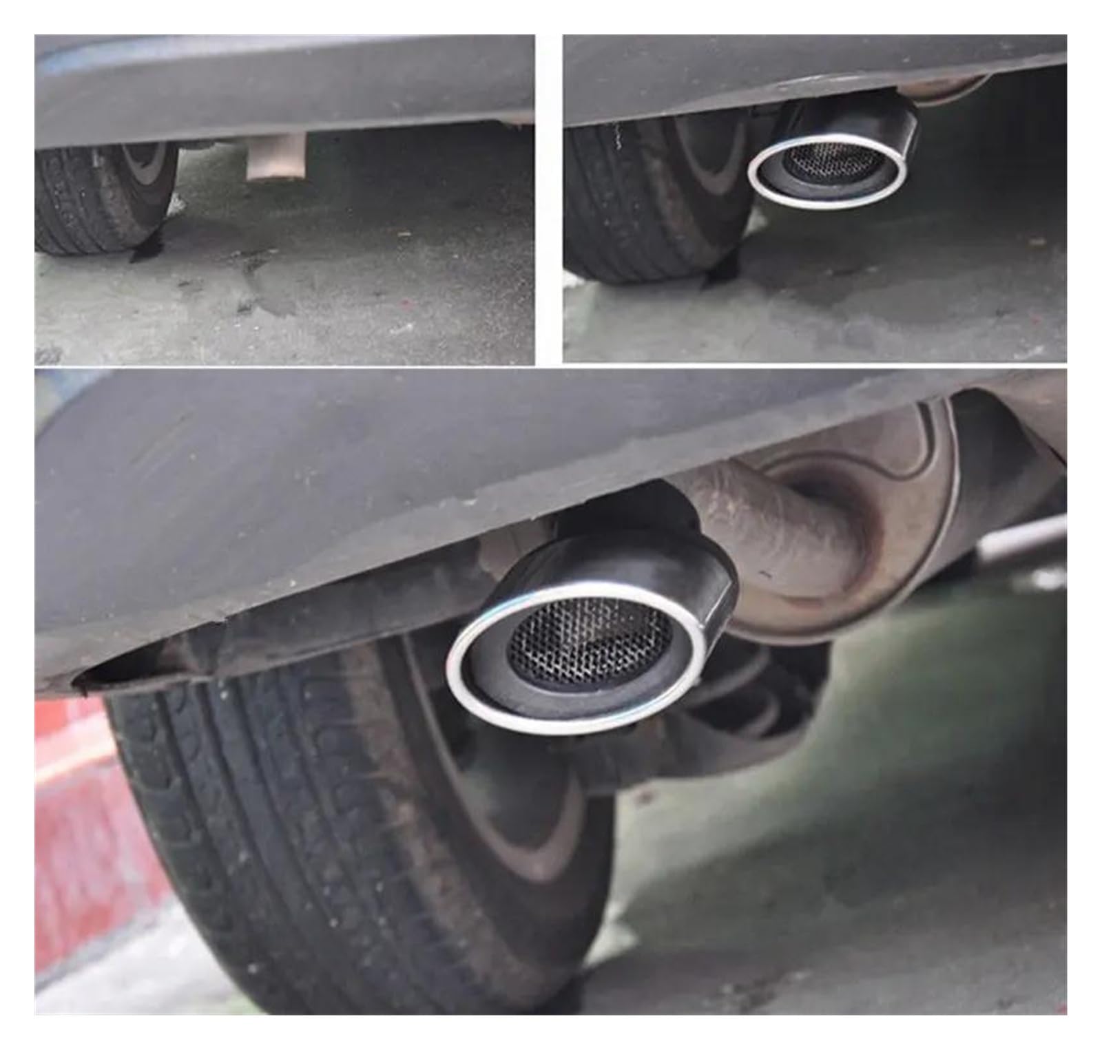 Auto Tail Muffler Tip Pipe Universal Car Exhaust Muffler Tip - View #12