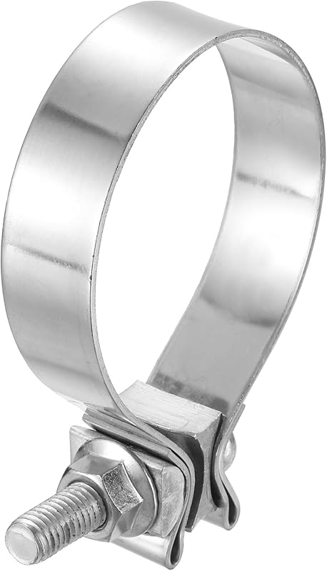 Abraçadeira de escapamento HARFINGTON em aço inoxidável 410, 78 mm, ajustável – 1 unidade