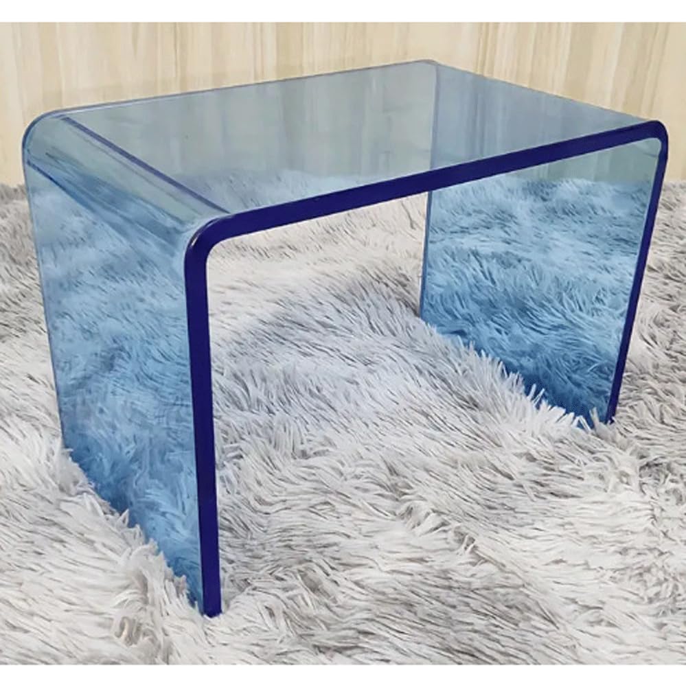 Taburete de ducha de acrílico versátil para baño, cocina y dormitorio