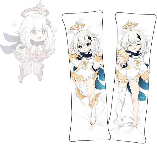 Dakimakura Paimon, Genshin Impact, Anime Dakimakura Otaku, esposas o maridos, tamaño real, funda de almohada corporal de doble cara