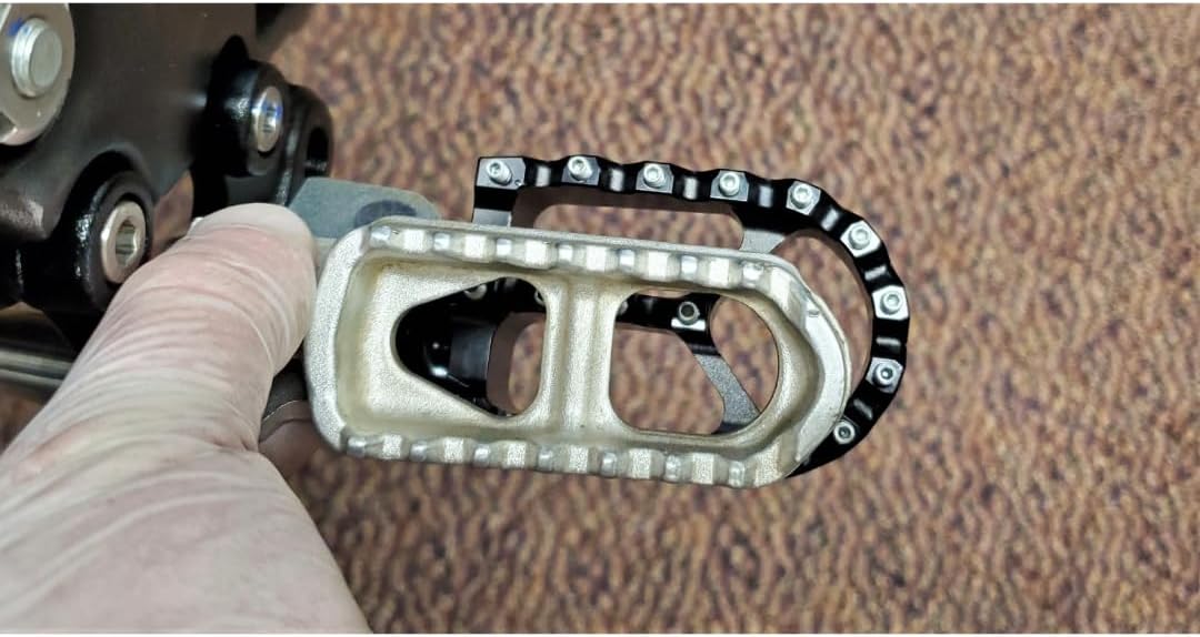 Warp 9 E-Moto Foot Pegs for Talaria Sting, Talaria XXX, Altis Sigma, Taparia, Komodo, Must do upgrade, Many Colors, E-Bike Pegs, Footpegs, Red, Blue, Purple, Black, Magnesium, Gold, Silver, White.