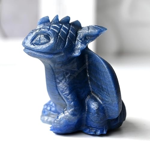 Miniatura 6 de Estatua de calavera sin dientes, cristales curativos y piedras de 2 pulgadas, esculturas de animales, esculturas de animales tallados a mano,