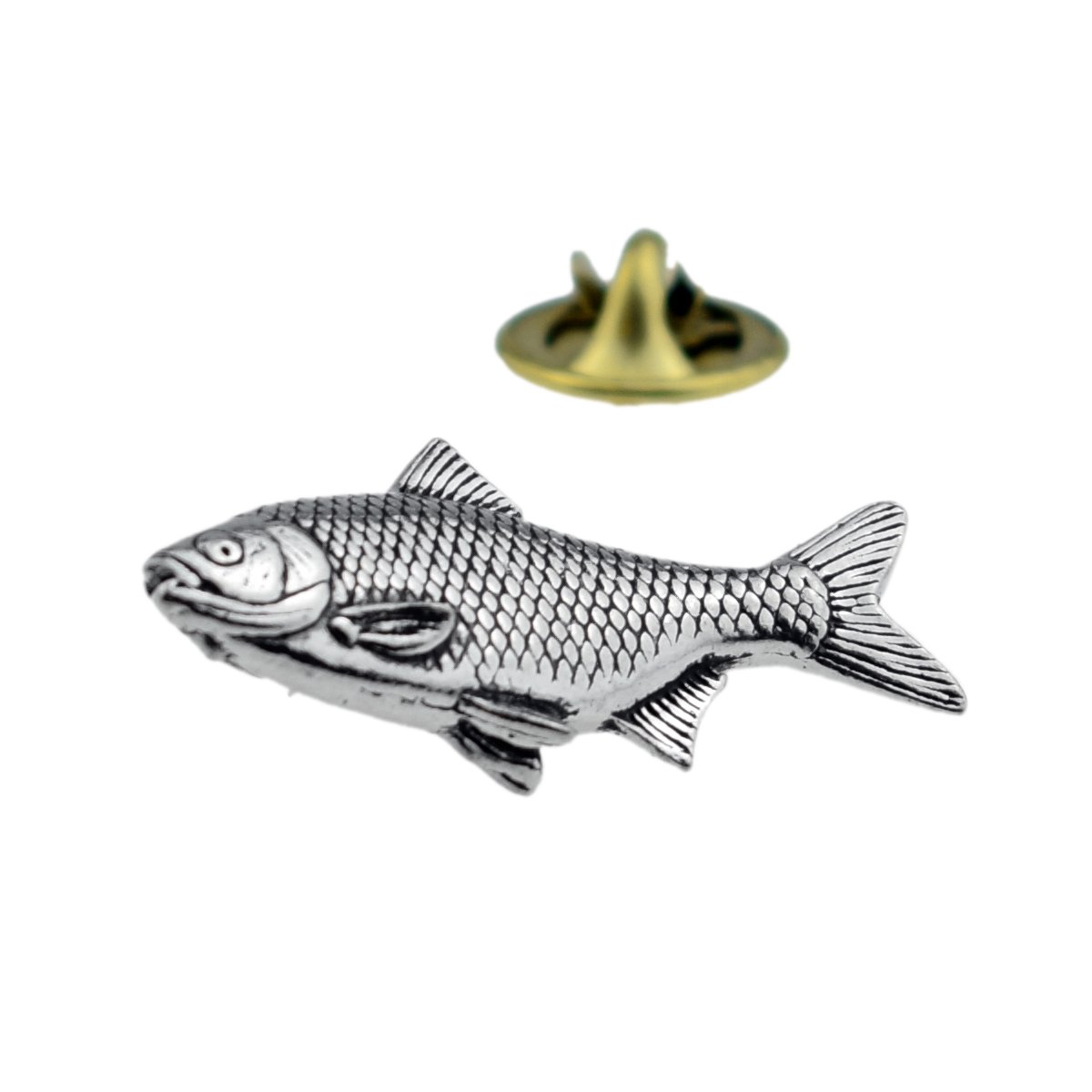 F3 Roach fish fishing English Pewter Lapel Pin Badge