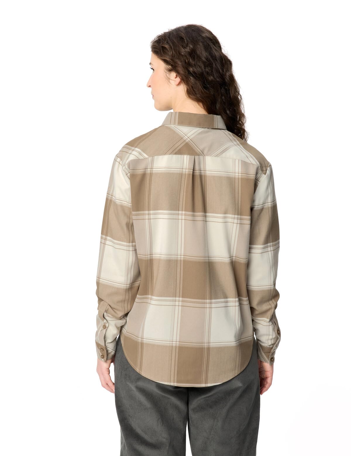 Women's Farsund Long Sleeves Shirt III, miejska flanelowa bluzka koszulowa dla kobiet, ciepła i wygodna