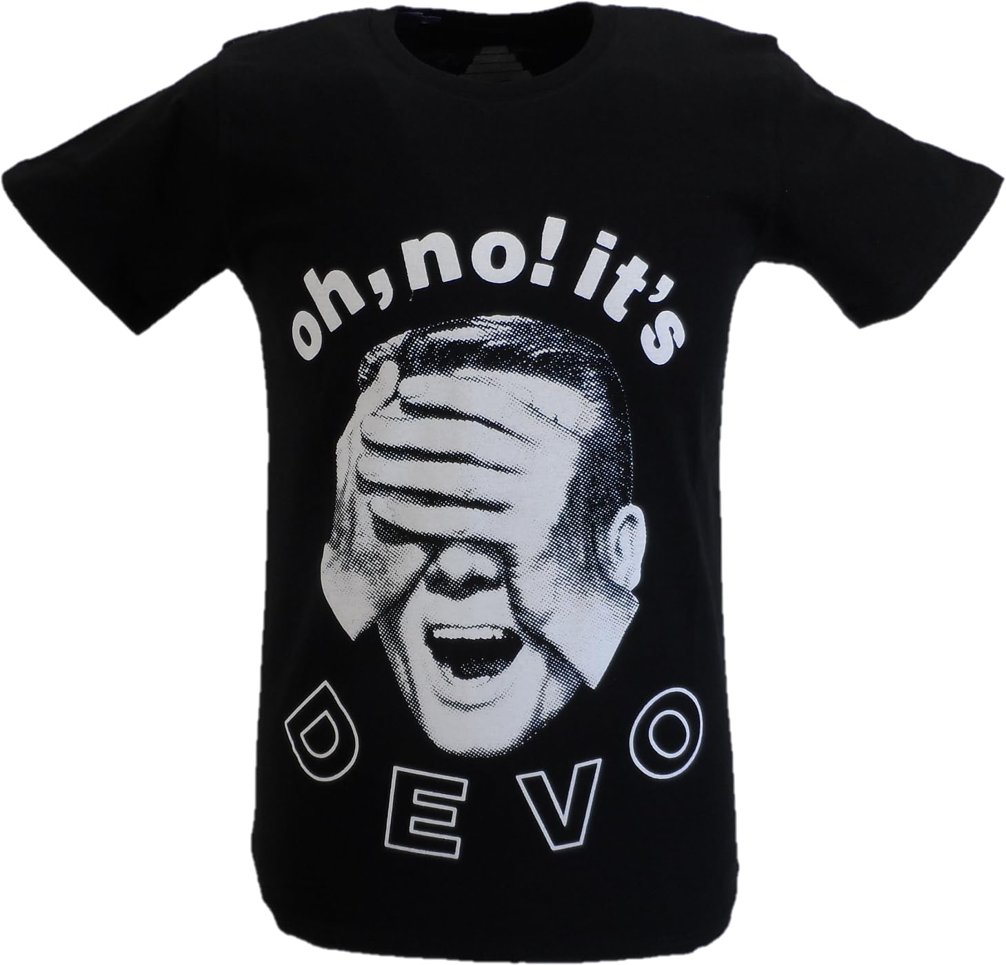 Mazeys Mens Official Devo T Shirts (UK, Alpha, XL, Regular, Regular, Shocked Daddy)