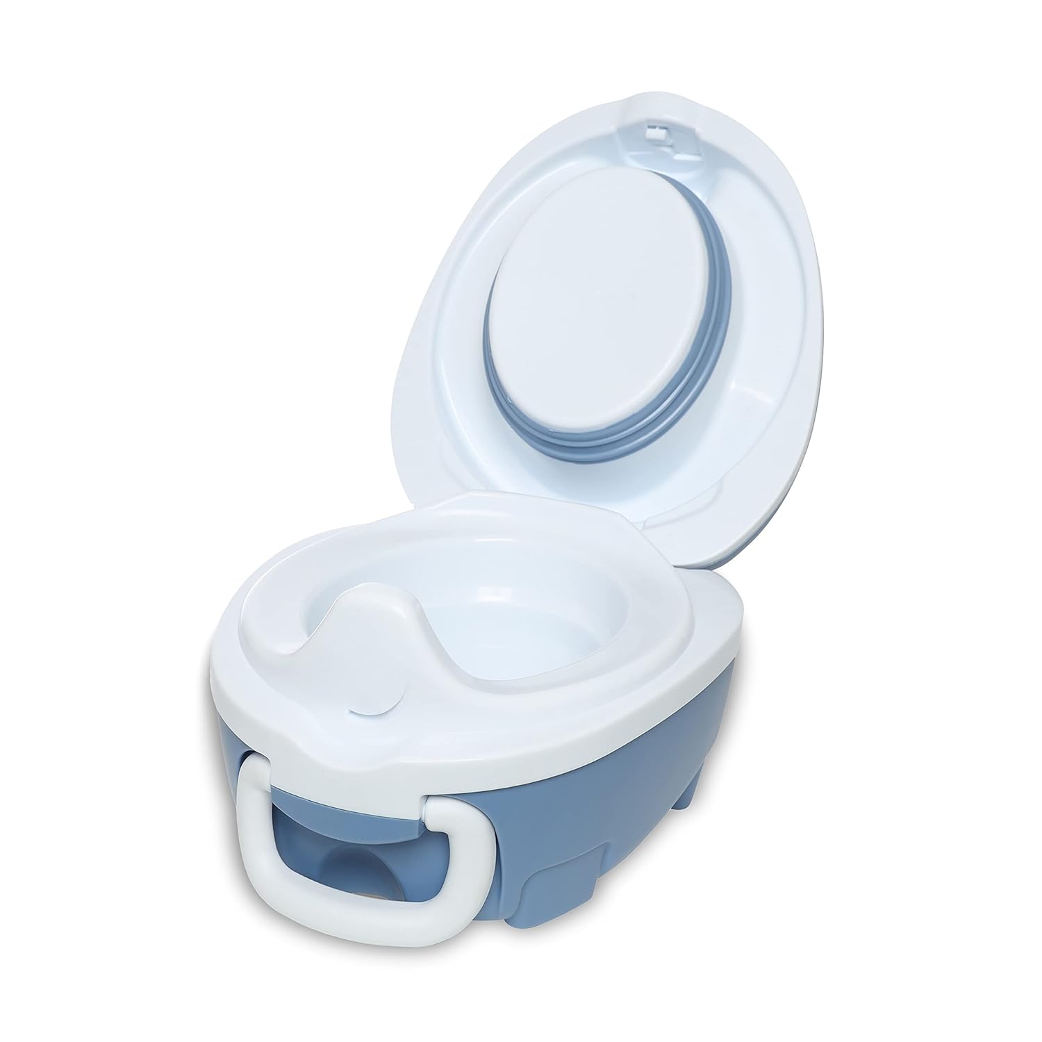 My Carry Potty - Travel Potty, Award-Winning Portable Toddler Toilet Seat for Kids to Take Everywhere (Blue Pastel) : Baby