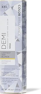 Ion Intensive Shine 10A Lightest Ash Blonde Demi Permanent Creme Hair Color 10NA Lightest Ash Blonde