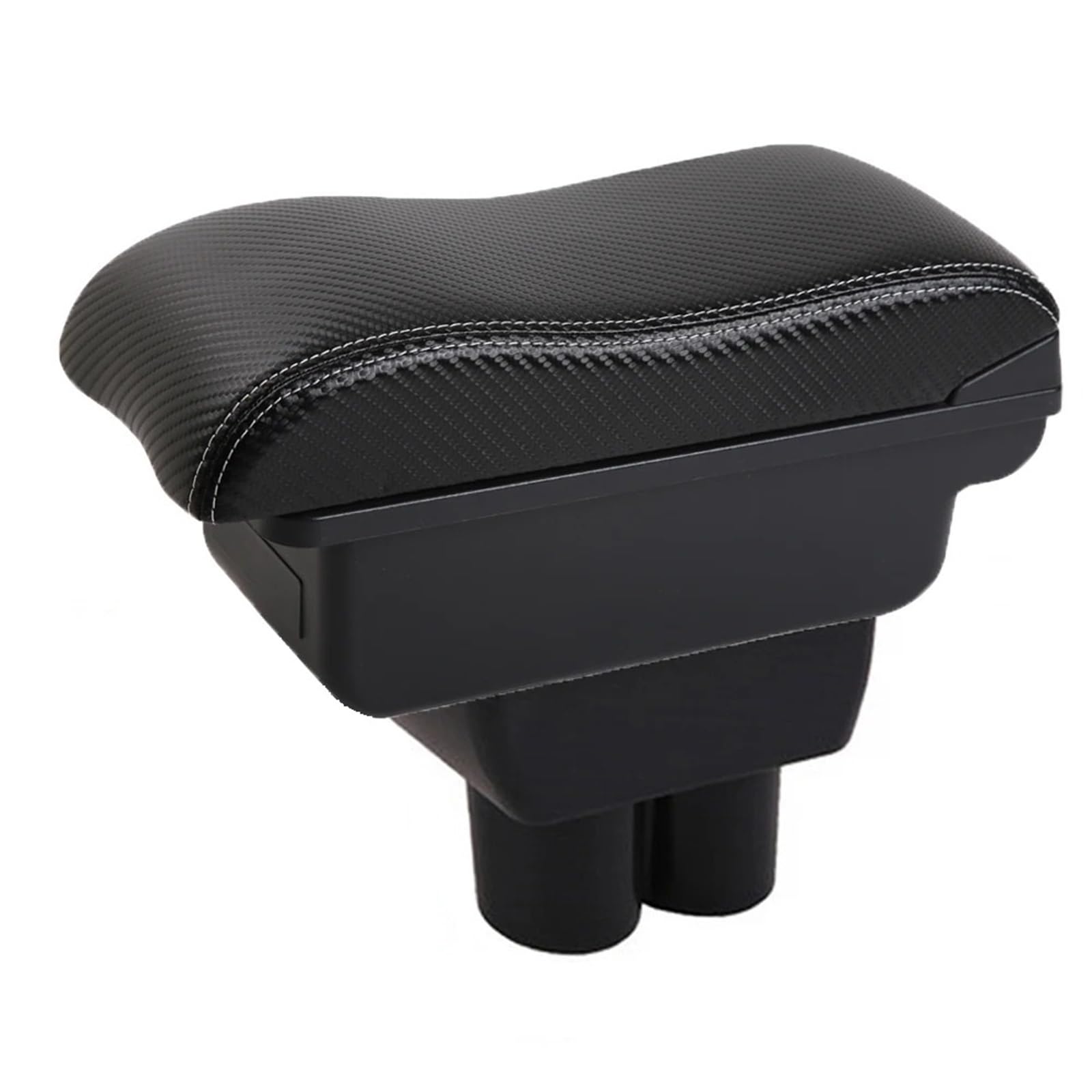 Hguvsjd B-No Usb-White Line Armrest Box For Suzuki For Jimny Jb23 Jb43 Central Armrest Storage Box Elbow Support For Drivers And Passengers Car Armrests(B-No Usb-White Line)