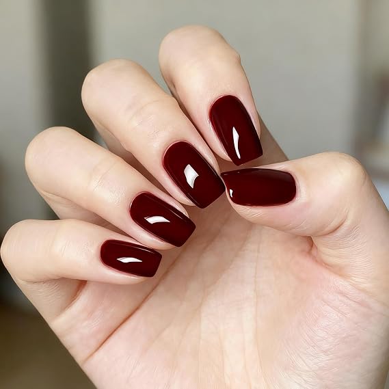 Vishine Gelpolish Professional UV LED Soak Off Varnish Color Gel Nail Polish Manicure Salon Dark Red(1418)