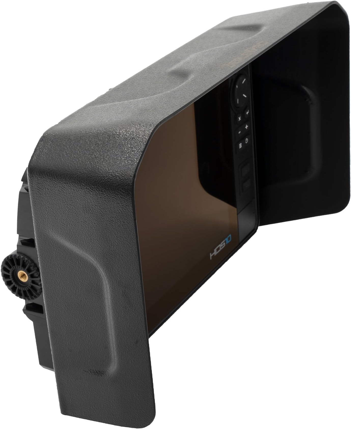 Lowrance Fish Finder Visor — Sun Cover & Glare Reduction — Fits HDS Live/PRO, Elite FS, Hook Reveal, Eagle Series — CNC Machined ASA Plastic