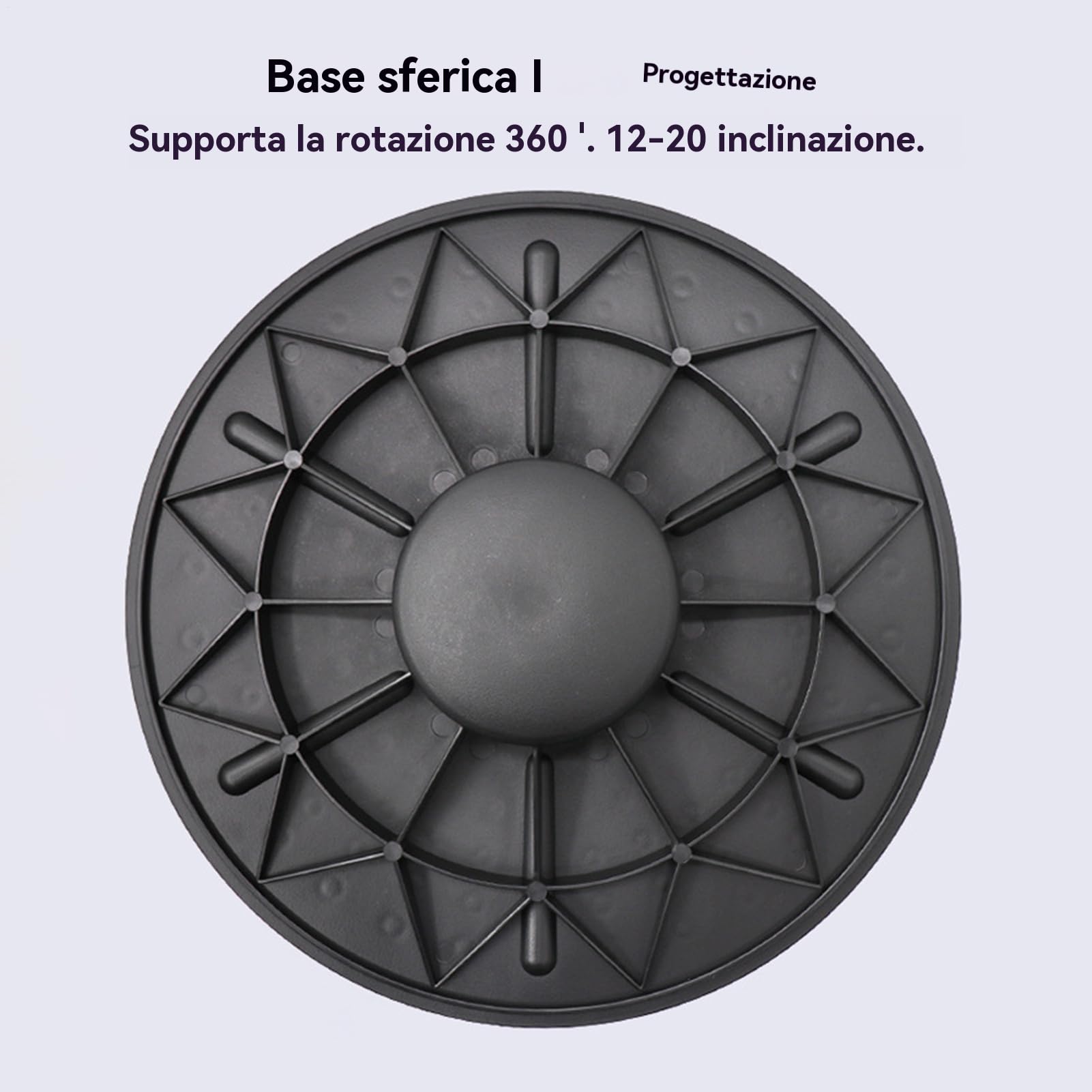 Tavola Propriocettiva |1*pcs Pedana Oscillante Antiscivolo | 30 Cm Con Punti Massaggianti Per Allenamento Muscolare E Riabilitazione | Migliora L’Equilibrio E La Stabilità, Ideale Per Adulti, Casa, Pa
