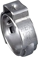 Vista 11 de Paquete de 50 anillos de abrazadera de cincho de 1 pulgada de acero inoxidable EFIELD para tubos de tubería PEX, (CLAMP013-60P)
