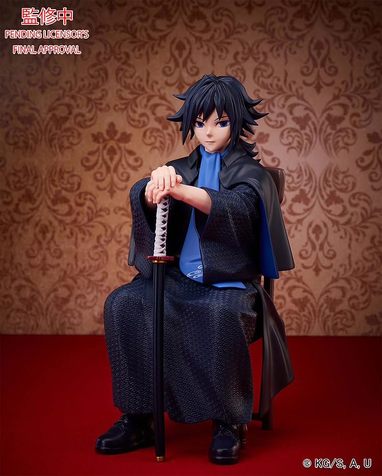 Figurine Tomioka Giyuu – Kimetsu No Yaiba – 10 Cm Articulée Avec Tête Interchangeable