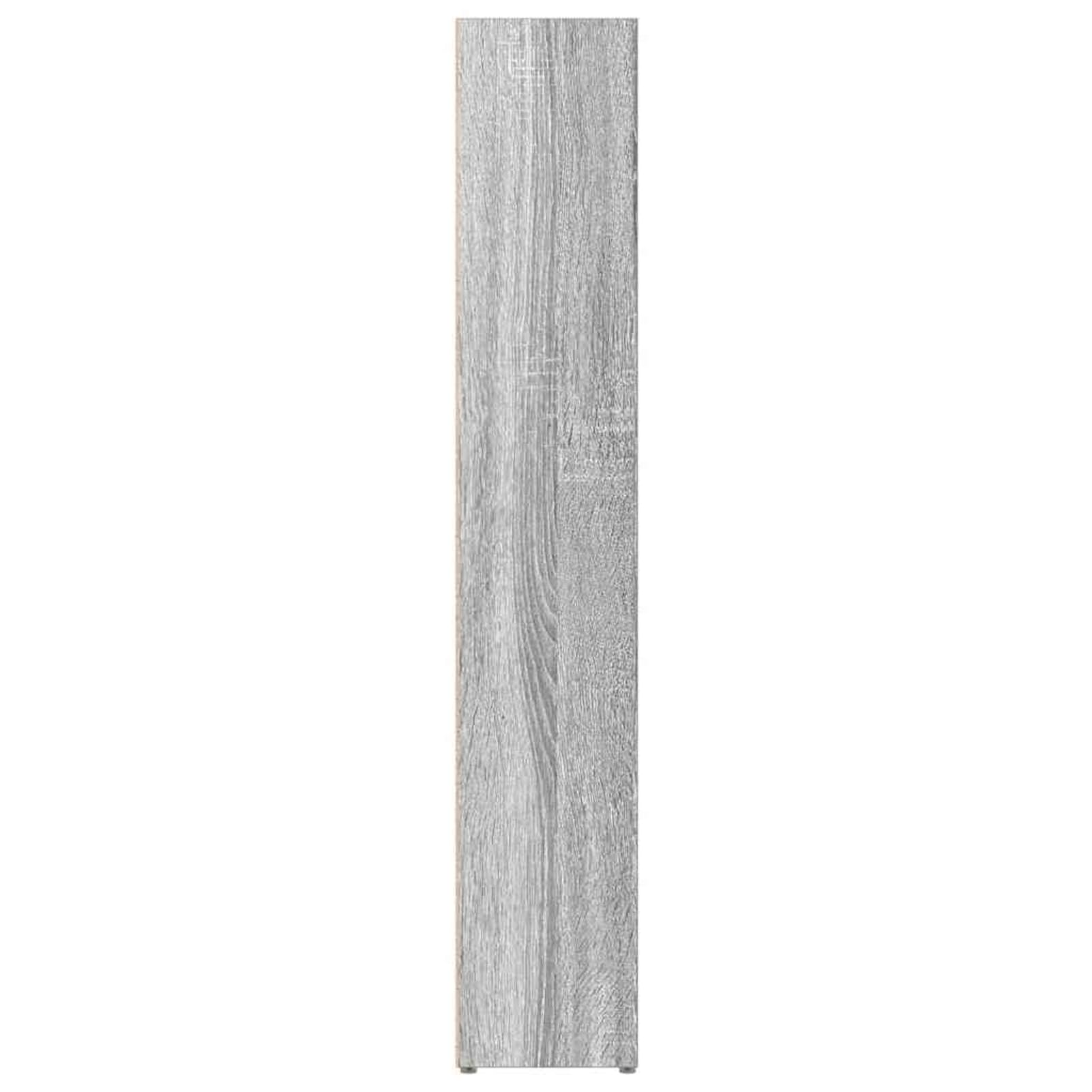 Gecheer Mobili Porta CD 2pz Grigio Sonoma 21x16x93,5 Legno Multistrato