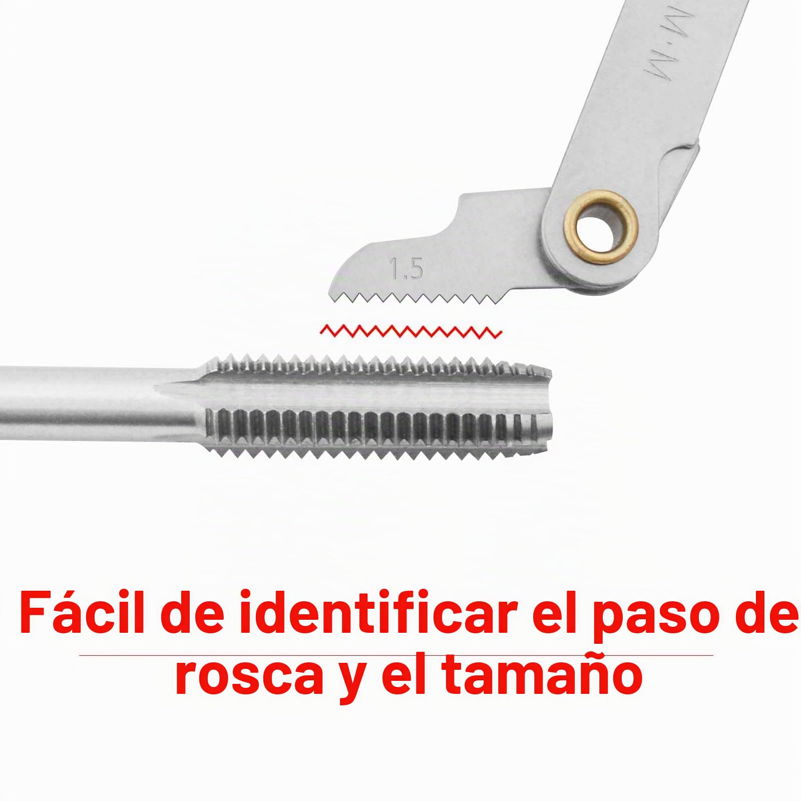 Gunpla Juego de 48 Piezas de Terrajas y Machos de Roscar Métrico M3-M12, Acero de Aleación de Tungsteno, Herramientas para Hacer Roscas