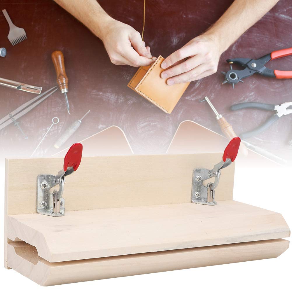 Clip di fissaggio in pelle di legno di faggio per lavori di