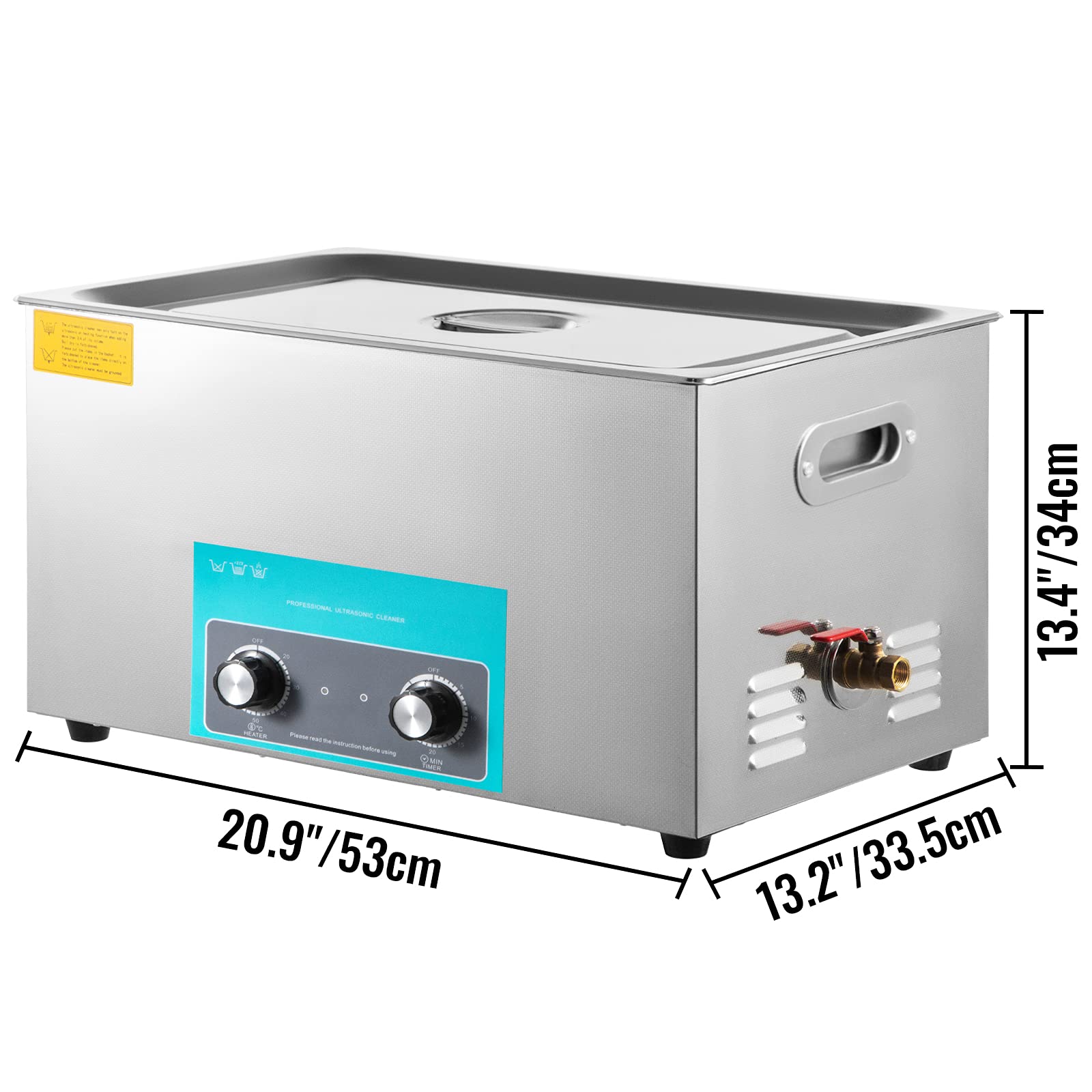 Moh Ultrasone Reiniger 10L Met Verwarming - Professionele Roestvrijstalen Reiniger 40kHz 220V