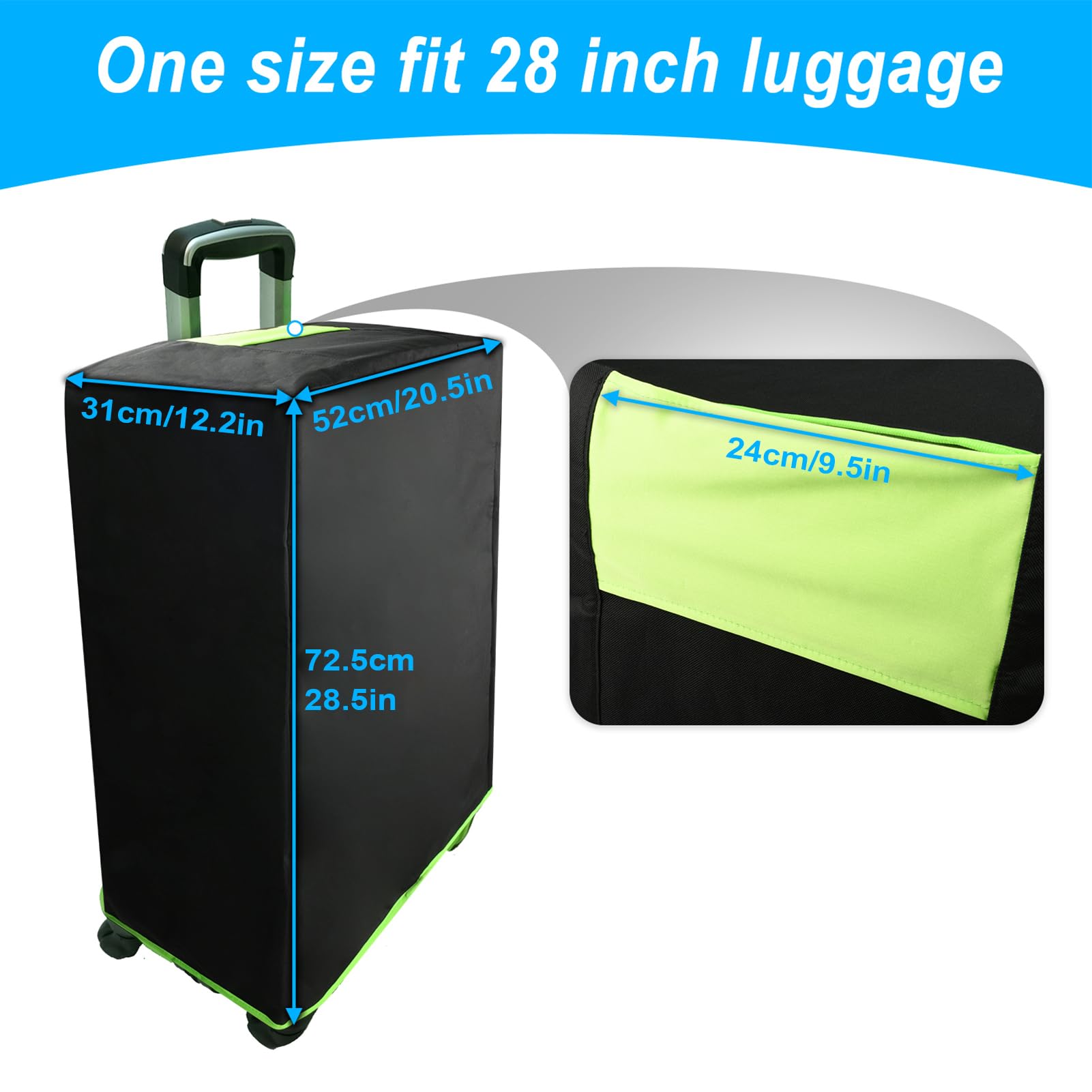 Cubierta Protectora para Equipaje Bolsa De Viaje Impermeable