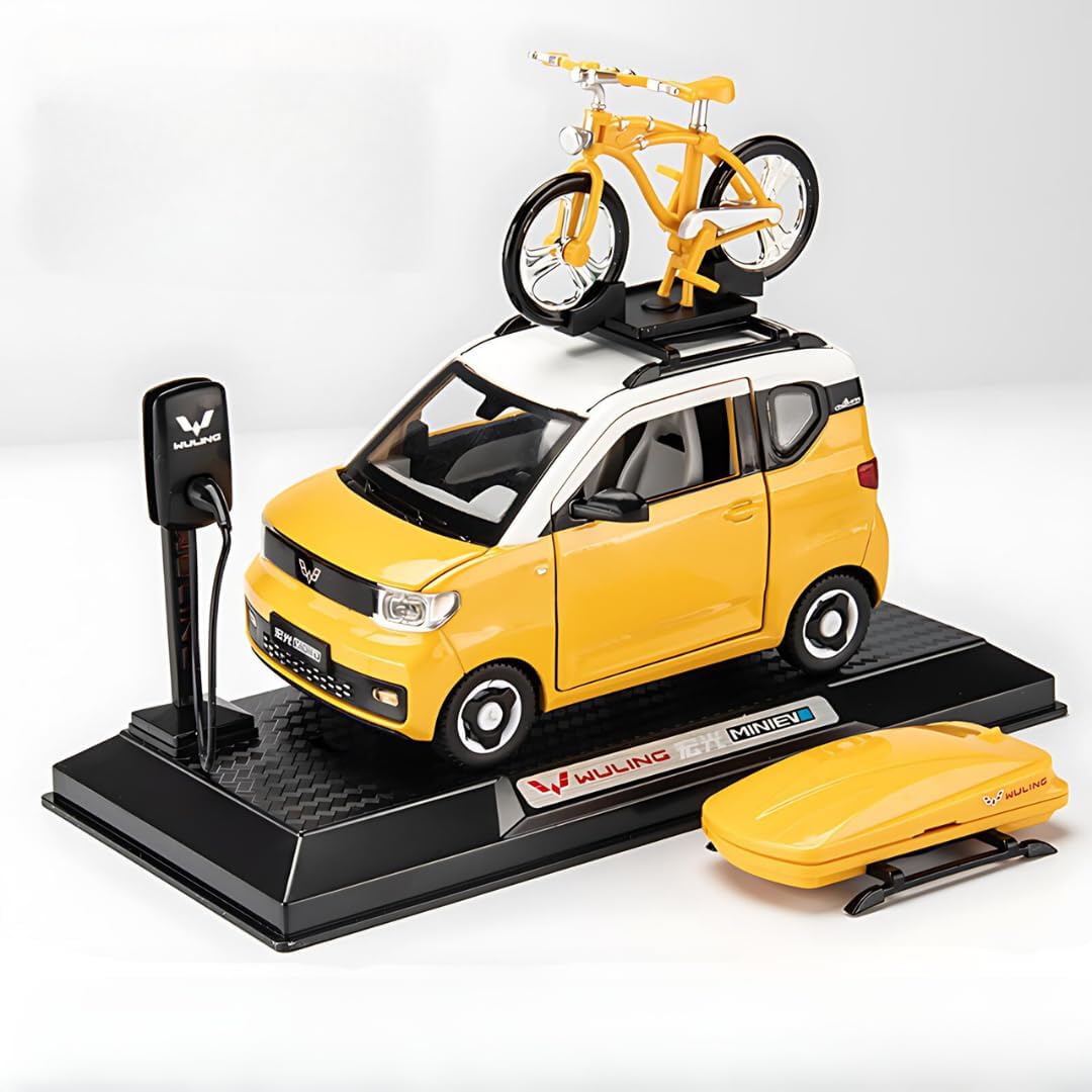 Toybot 1:32 Scale Metal Diecast Mini EV Toy Car Model with Openable Door, Working Head & Tail Lights, and Pretend Charge Station & Cycle (Colors as Per Stock) (B0D98PV6L7) Amazon Price History, Amazon Price Tracker