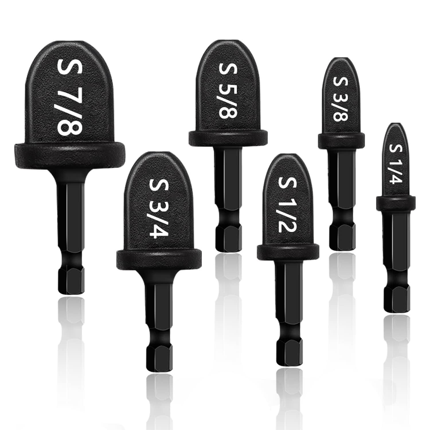 Espansore Tubi Rame 6 Pezzi, Strumenti HVAC Multifunzione per Svasatura 1/4'' 3/8'' 1/2'' 5/8'' 3/4'' 7/8''