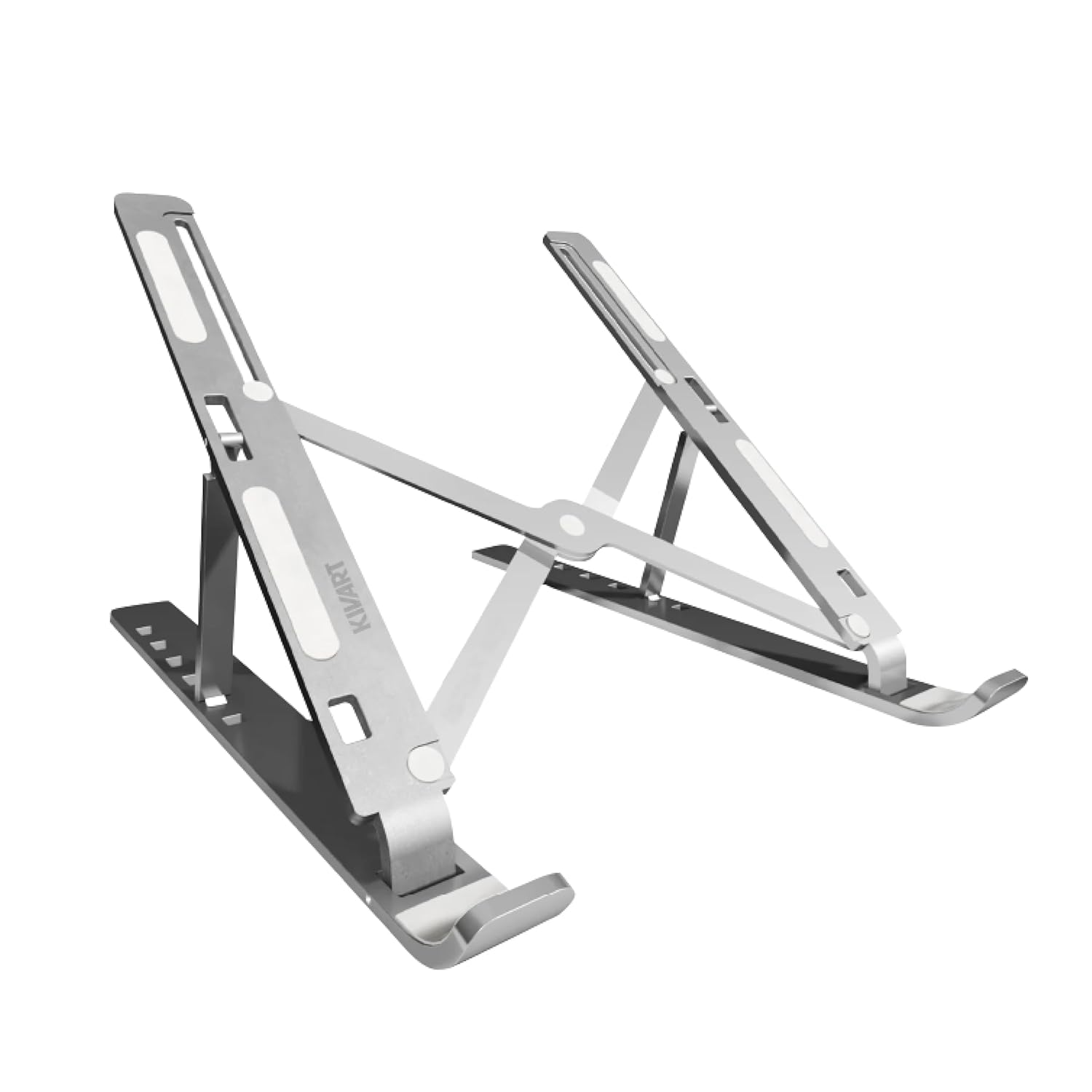 Elevate Adjustable Aluminum Laptop Stand | 7 Height & Angle Levels | Ultra-Light 240g | Anti-Slip Grips | Ventilated Design | Supports 10”-15.6” Laptops up to 5kg | 6 Months Warranty Elevate Adjustable Aluminum Laptop Stand | 7 Height & Angle Levels | Ultra-Light 240g | Anti-Slip Grips | Ventilated Design | Supports 10”-15.6” Laptops up to 5kg | 6 Months Warranty