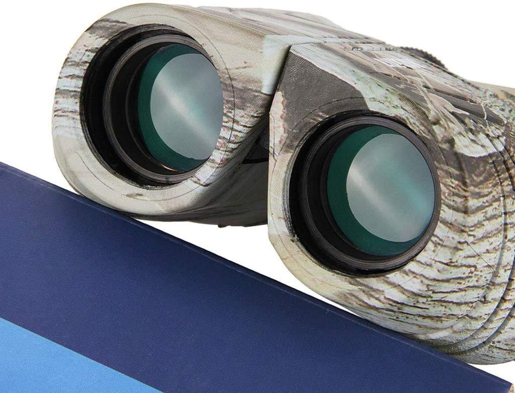 Binocolo per Adulti Regali di Caccia Binocolo Telescopi Telescopio, Birdwatching all'aperto 12X25 Palmare Portatile Impermeabile Hig - -Definizione