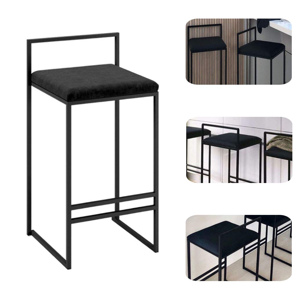 Chaise de 65 cm DASHADAO en velours pour soulager votre dos