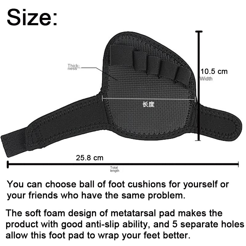 Skeerthy 4 Pieces Metatarsal Pads for Hammer Toe Toe Wraps Ball of Foot Cushions Adjustable HammerToe Support Claw Toes for Women/Men - Image 2