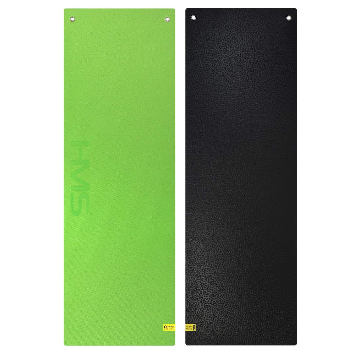 HMS MFK03 Premium Professional Fitness Mat Green