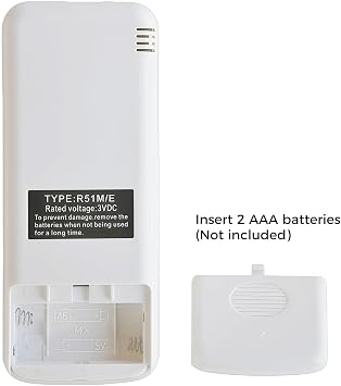 Replacement Remote Control for MDV AC Air Conditioner Remote Control MDCA2-12HRDN1 MDCA2-18HRDN1 MDCA2-12HRN1 MDCA2-18HRN1 MCCi-30HRN1 MCCi-36HRN1 MCCi-48HRN1(Display in Fahrenheit!)