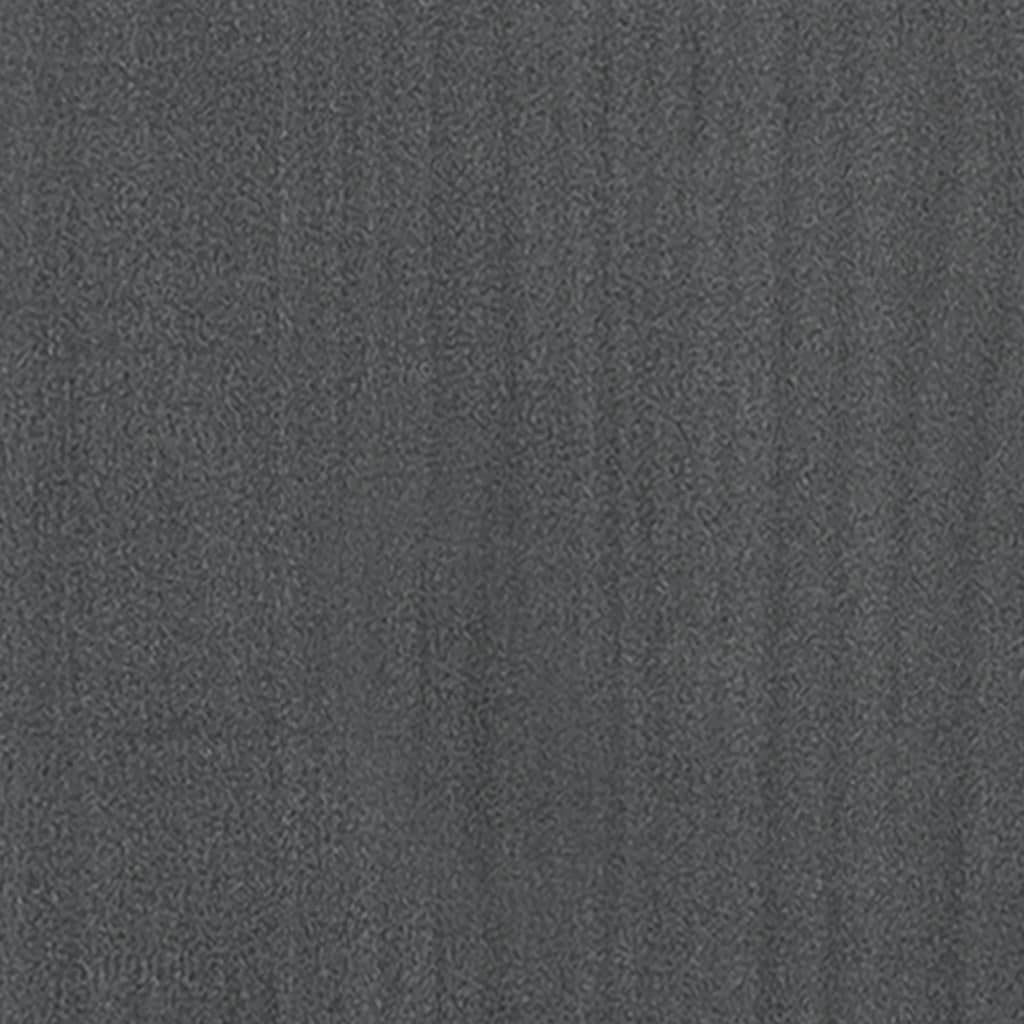 Mesa de centro gris 110 x 50 x 34 cm, diseño moderno de madera de pino maciza, robusta mesa auxiliar con estante para salón, dormitorio y pasillo